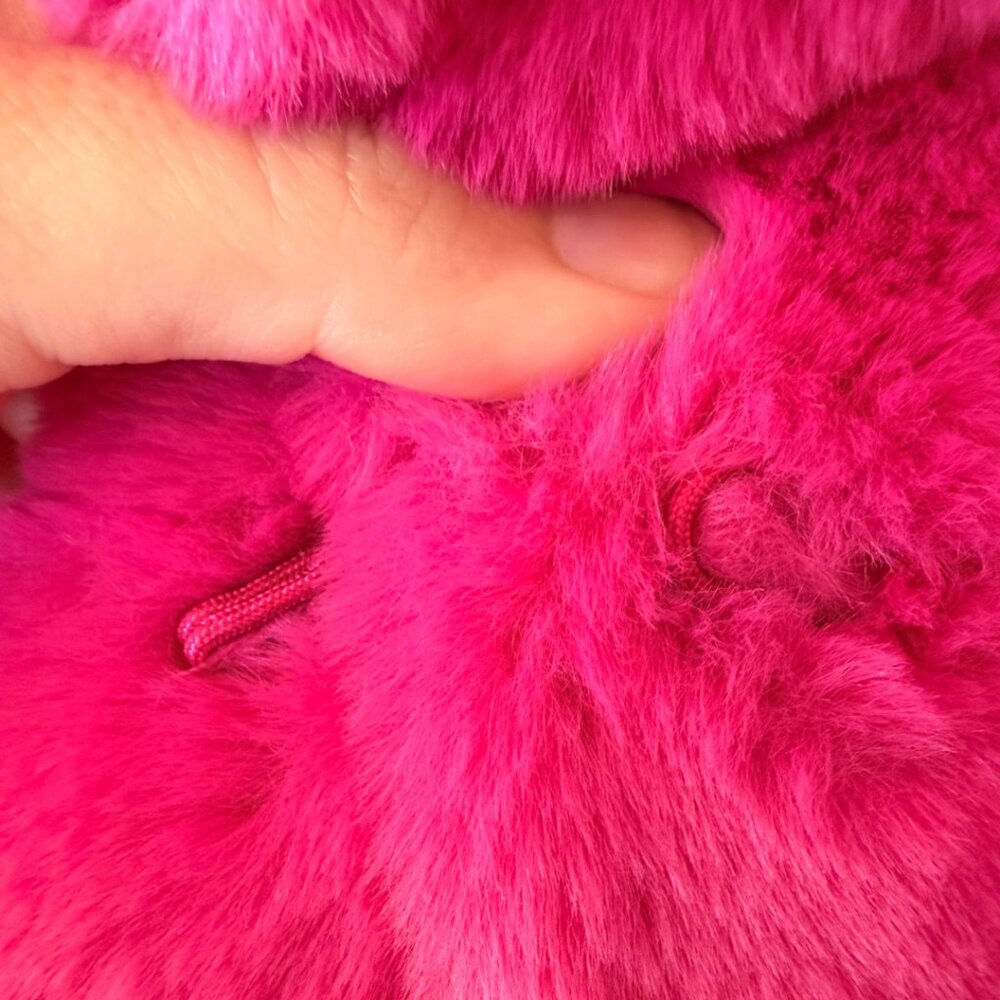 Avec Les Filles Pink Faux-Fur Coat - Picture 6 of 8